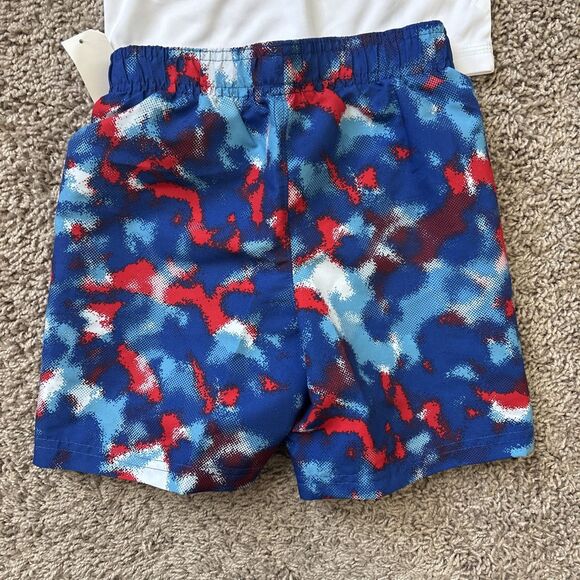 Under Armour shorts Shirt Set Freedom New Boys Kids Youth Toddler Size 4T - Picture 6 of 7